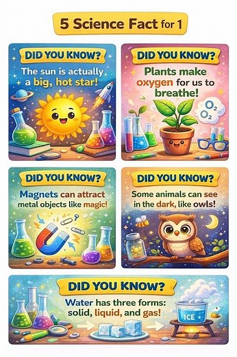 Did You Know? 🤔 5 Fun Science Facts for Kids | The Fun Fact – Learning