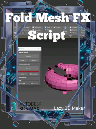 How to use Fold Mesh FX in 3ds Max. 3DS Max Autodesk and Corona Renderer Tutorial. 3D Modeling Tutorial Tips and Tricks. Contact me if you want to learn how to make Realistic 3d Scene. 🧑‍🎓Learn: -Interior and exterior design. -3D Modeling and texturing. -Architecture and building modeling. -3ds Max Tips and Tricks -How to speed up your Workflow 👍Follow me to get more Contents 😁 📱 Instagram: Lazy 3D Maker 📸 Facebook: Lazy 3d maker 📺 Youtube: Lazy 3D Maker ✈️ Telegram: Lazy 3D Maker #3d #3d