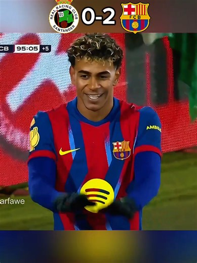 Racing Santander vs Barcelona All Goals & Highlights today, today's result. 🔥☠️ #fyp #viralvideo #barcelona #racingsantander #barca