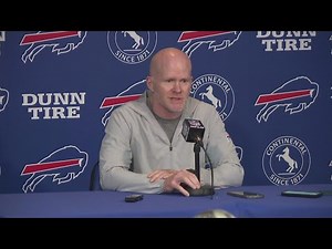 Bills head coach Sean McDermott discusses Sunday's wild card game