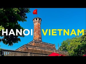HANOI, VIETNAM 4K: Ultimate Travel Guide to ALL Sights, BICYCLE & STREET FOOD Tour