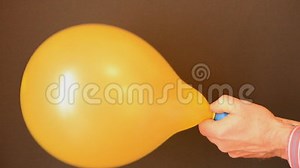 Pumping Up Balloon until it Pops Stock Video - Video of burst, pump: 37149796