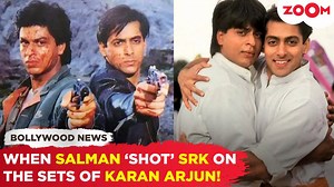 Johny Lever recalls a shocking incident when Salman Khan 'shot' Shah Rukh Khan on Karan Arjun set