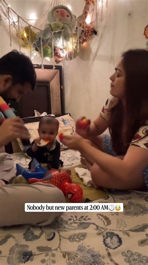 New Parent 2 Am scenes #newparents #sleepregression #funnycouples