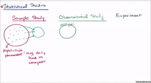Types of statistical studies