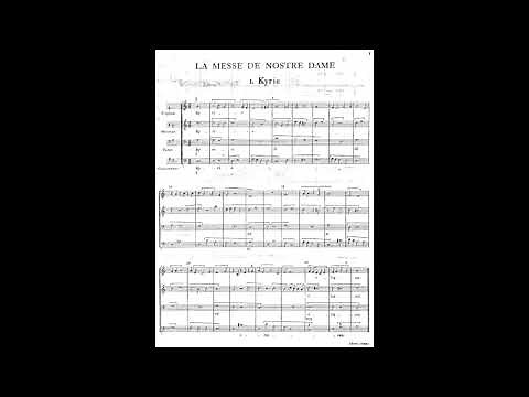 Guillaume de Machaut - La Messe de Nostre Dame: I. Kyrie