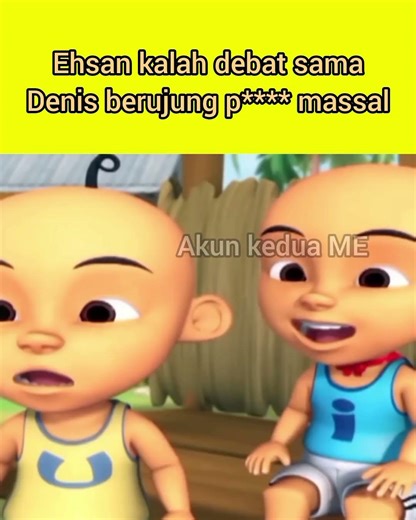 Upin Ipin meme part like that, too lazy to count