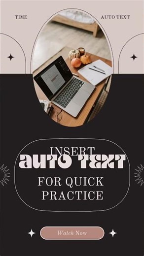 Insert Auto Text in Ms Word. #mswordforbeginners #mswordtricks #computereducation #autotext #shorts