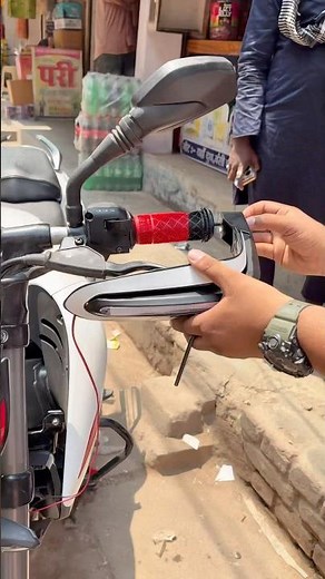 Led light hand guard installation😱pulsar Ns200 #shorts