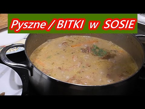BITKI WIEPRZOWE W SOSIE WŁASNYM PRZEPIS 🧡💥Pyszne krok po kroku.Danie na Święta i na codzień #nr .357