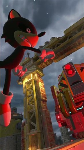 🔥🔥Sonic Forces custom black 🥳🎇saving sonic 😎