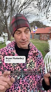 129K views · 3.9K reactions | Bryan ‘Flutterbry’ has a novel solution to waste. He upcycles laundry hamper lids into spinning, glowing sculptures. He collected 600 lids left behind in department stores to create a collection of sculptures for the Light Up Lyneham festival. By Lish Fejer Personalise your news and stay in the know with the ABC NEWS app via the link in our bio. #ABCNewsACT #Canberra #art #waste | ABC Canberra | Facebook