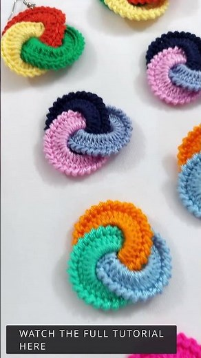 Easiest Crochet Earrings You Can Make in Minutes! #crochetearrings #crochetaccessories