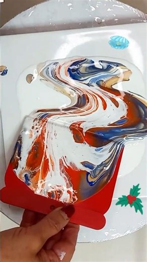 Watch Paint Move Like Water 😍🌊 | Transfer Technique