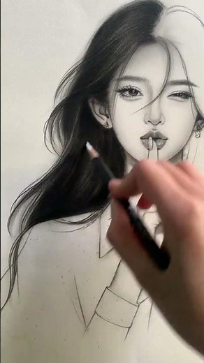 You are so beautiful #drawing #charcoaldrawing #portraitdrawing #charcoalshading