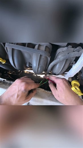 Fixing A Horrible Car Repair Mess! Temperature Gauge Fix #shorts