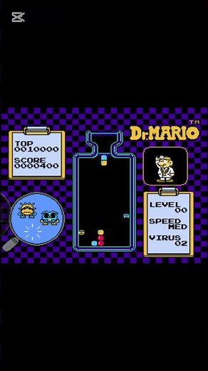 🧪💊 Dr. Mario (NES) Gameplay! #shorts