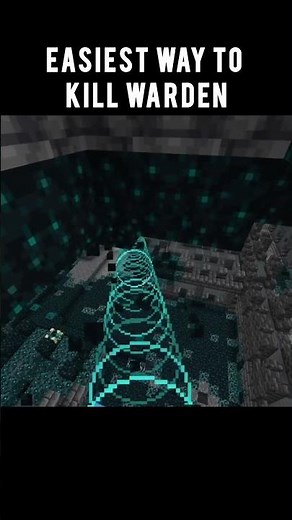 EASIEST Way to Kill Warden in Minecraft 😱
