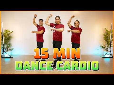 15 MIN HAPPY DANCE WORKOUT - burn calories and smile / No Equipment | FH#204