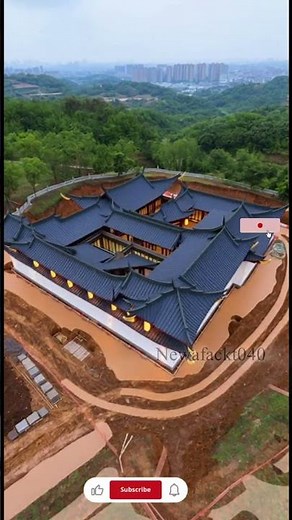 Modern Mansion Construction Timelapse with Traditional Chinese #buildmagazine #traditionalbuildings