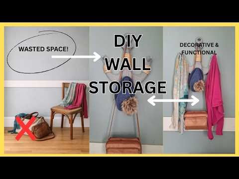 Stop Wasting Space! #2 - A DIY Vertical Storage Idea for a Clutter-Free Hallway