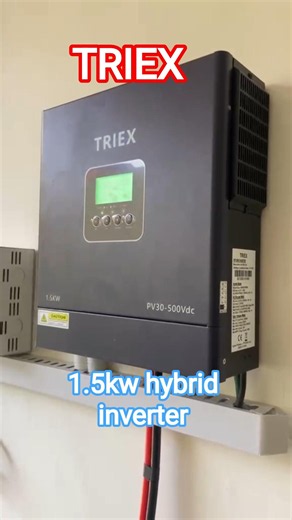 TRIEX 1.5kw hybrid inverter // EP.02 ⚡ # shorts
