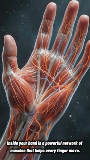 Inside the Human Hand Muscles | 3D Medical Animation #shorts #anatomy