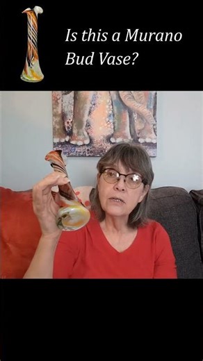 Is This A Murano Bud Vase? Shorts #homedecor #budvase #muranoglass