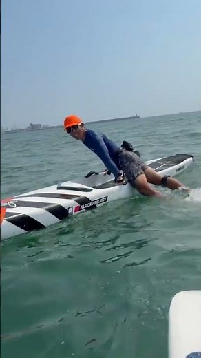 The Easy Way to Get Back on Your Board!! 【SUP Racing】 #SUP