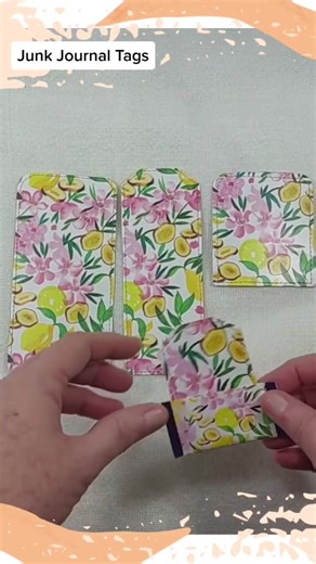 Let's make junk journal tags and more! #craftwithme #howtomake #junkjournalideas #junkjournalembellishments #tiktokcraftsideas #junkjournaltags #handmadetags #sewingtags