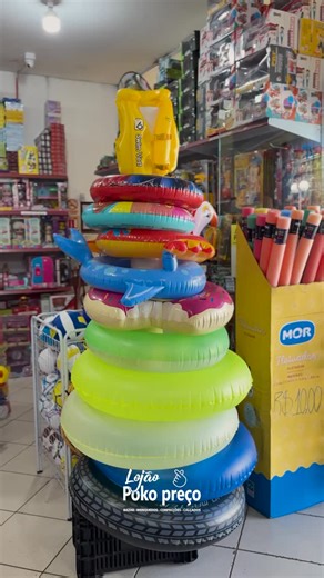 Lojão Poko Preço on Instagram: "Verão combina com diversão 💦☀️ E no Lojão Poko Preço tem opções incríveis para aproveitar cada dia de sol. Boias, espaguetes de piscina e até piscinas infláveis para curtir com a família e os amigos. Vem pro Lojão e aproveita o verão do jeito certo. 📲 (55) 2013-9984 📍Av. América, 510 - Centro, Santa Rosa #lojaopokopreço #santarosars #verão"
