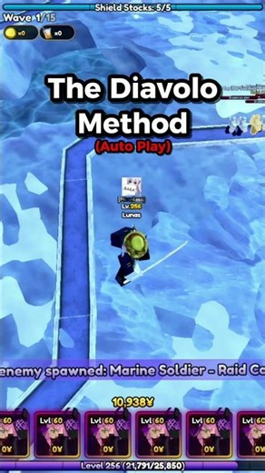 The Diavolo Method Odyssey Adventure Anime Vanguard #anime #roblox