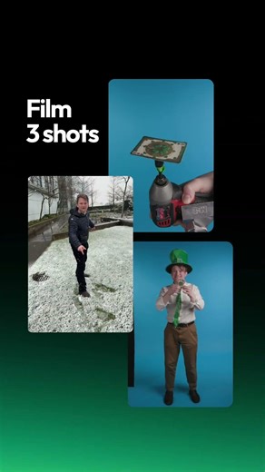 Happy St. Patrick’s Day! ☘️ 3D Flying Card Effect Tutorial | Filmora