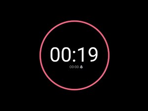 19 Second Countdown Timer / iPhone Timer Style