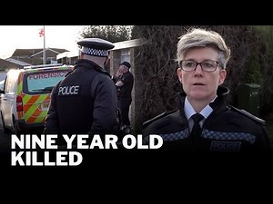 Police release CHILLING statement as teenage boy is arrested after the death of nine-year-old girl