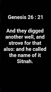 Genesis Chapter 26 verse 21 KJV Holy BIBLE