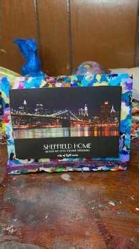 Made a rectangular shaped picture frame using scrap pla filament. #filament #thingiverse