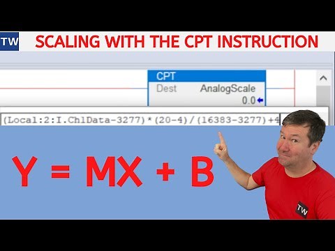Studio 5000 Scaling with the CPT Instruction in Ladder Logic