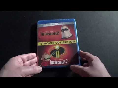 The Incredibles 2-Movie Collection Blu-Ray+DVD Unboxing.