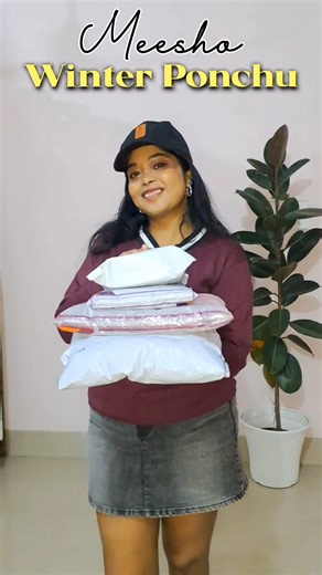 “Stylish Meesho Woolen Poncho | Winter Wear Under ₹350” #trending #shorts #meesho