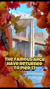 ✨🎃 Pumpkin Arch Returns to Pier 17! Fall magic is back at the Seaport! 🍁🌆 The iconic Pumpkin Arch has returned to Pier 17, offering the perfect spot for photos with stunning views of the Brooklyn Bridge. 📸 Enjoy the cozy fall vibes, waterfront breeze, and those golden-hour shots you can’t miss! 🌅🍂 📍Location: Pier 17, South Street Seaport, NYC 📅 Now open for the season 🧡 Free & open to the public! #PumpkinArch #Pier17 #SeaportNYC #FallinNYC #NYCEvents #AutumnVibes #BrooklynBridgeViews #F
