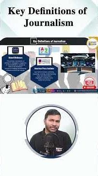 Key Definition of Journalism #2 | Meaning & Concept Explained | UGC-NET Mass Communication