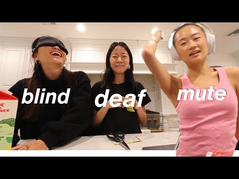 BLIND DEAF MUTE COOKING CHALLENGE but we SWITCH every 5 MIN *CHAOTIC!!!*