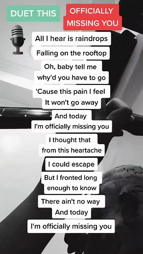 Officially Missing You - Acoustic Karaoke Cover