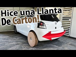 75K views · 984 reactions | Puede una rueda de carton sostener el coche de 2 toneladas #cardboard #carton #llanta Fabrique una llanta de carton y la probe en mi coche y la gente reacciono asombrada! | Galo Morales Channel | Facebook