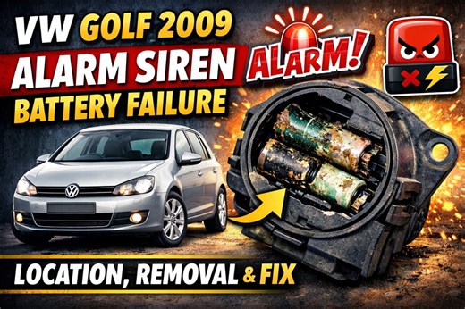 In this video I show the location of the alarm siren on a VW Golf 2009 and how to remove it when it becomes faulty. A failed alarm siren often causes warning messages, random alarm activation, or fault codes due to the internal siren battery failing. #vwgolf #golfmk6 #vw #alarmsiren #caralarm #electricalfault #carrepair #mechanic #diycarrepair | The Flying Duck77 | Facebook