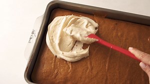 You can't beat the cream cheese frosting on these Pumpkin Bars. Full recipe: http://dlsh.it/LwAyMcm | Delish