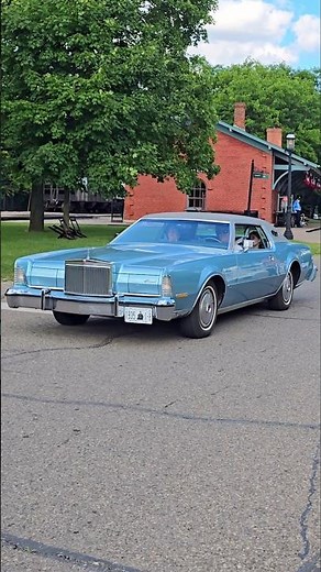 Lincoln Continental Mark IV Classic Car Drive By Engine Sound Motor Muster Greenfield Village 2026