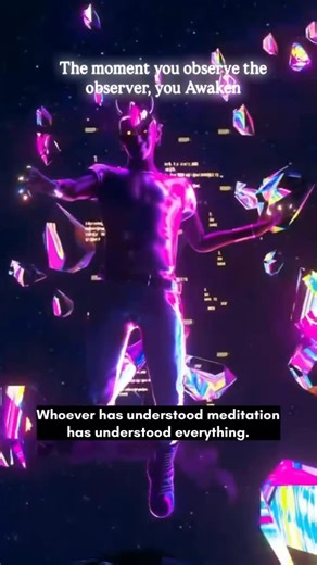 THE third high experience on Instagram: "Meditation is the moment you pick up your awareness like an arrow and aim it directly into your inner core. You stop wandering in the outer world and begin entering the silent chambers of your own consciousness. This shift alone changes the entire experience of life because attention starts flowing back to its source. As you deepen, something extraordinary happens. You realise you are not just watching the breath, the thoughts, or the sensations. You are 