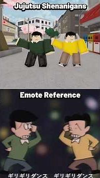 Jujutsu Shenanigans Vs Dance Reference Comparison 25 #jjs #roblox #shorts